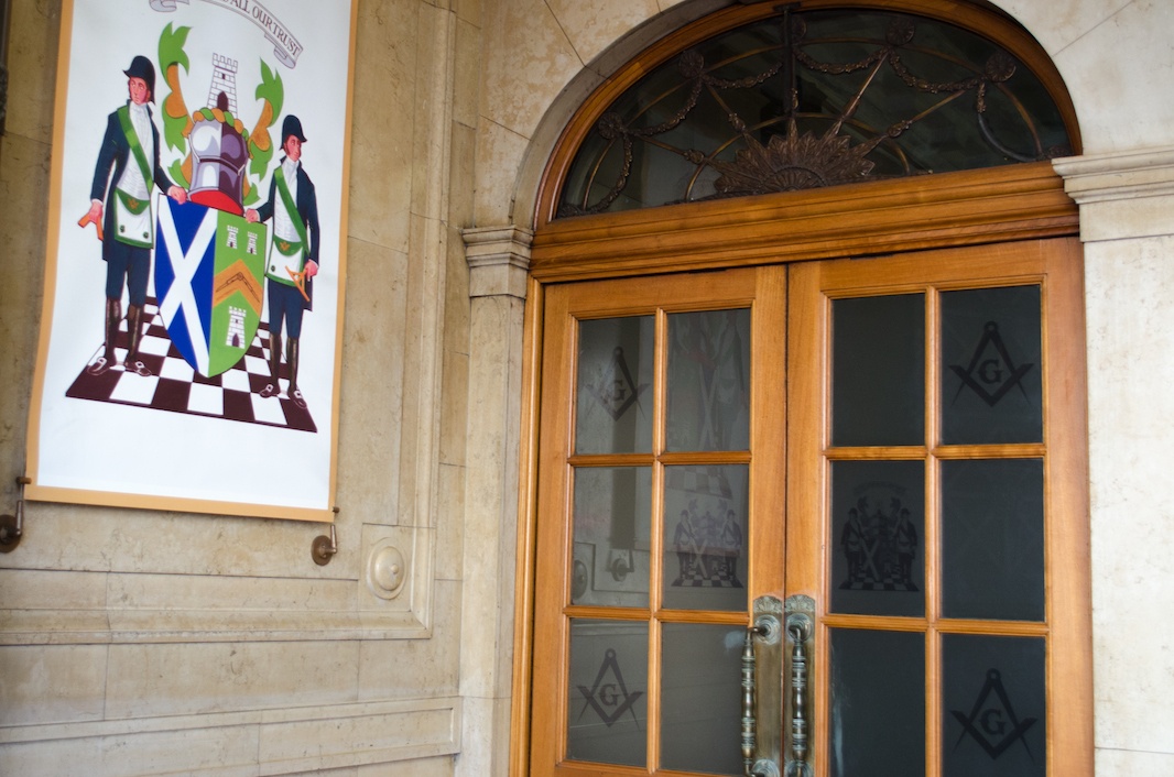 The Entrance to The Grand Lodge of Scotland