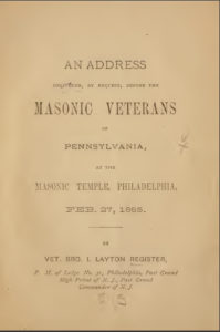 Address To The Veterans of Pennsylvania - I Register - 1885.pdf (page 1 of 35) 2019-01-26 07-14-27