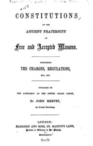 Constitutions of The Ancient Fraternity of F and Am - J Hervey - 1873.pdf (page 1 of 184) 2019-01-26 07-21-20