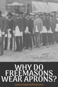 why do freemasons wear aprons