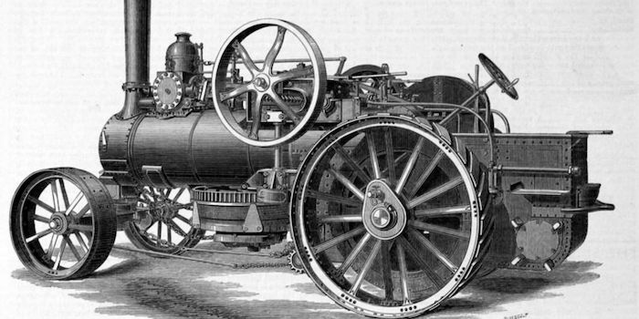 Steam Driven Ploughing Engine