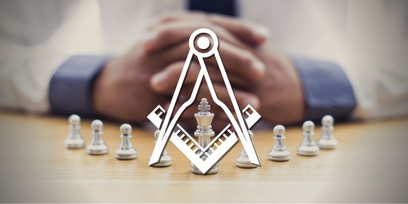 Masonic Chess Board 