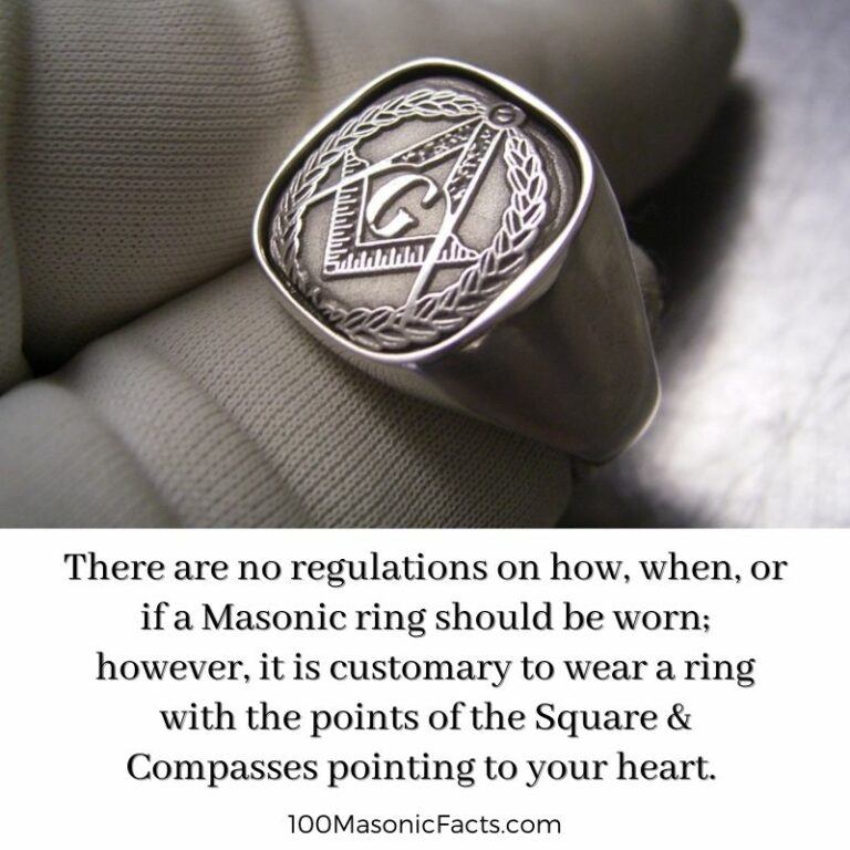 When And Where Can A Freemason Wear His Masonic Ring