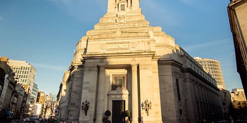 The United Grand Lodge of England building in Central London
